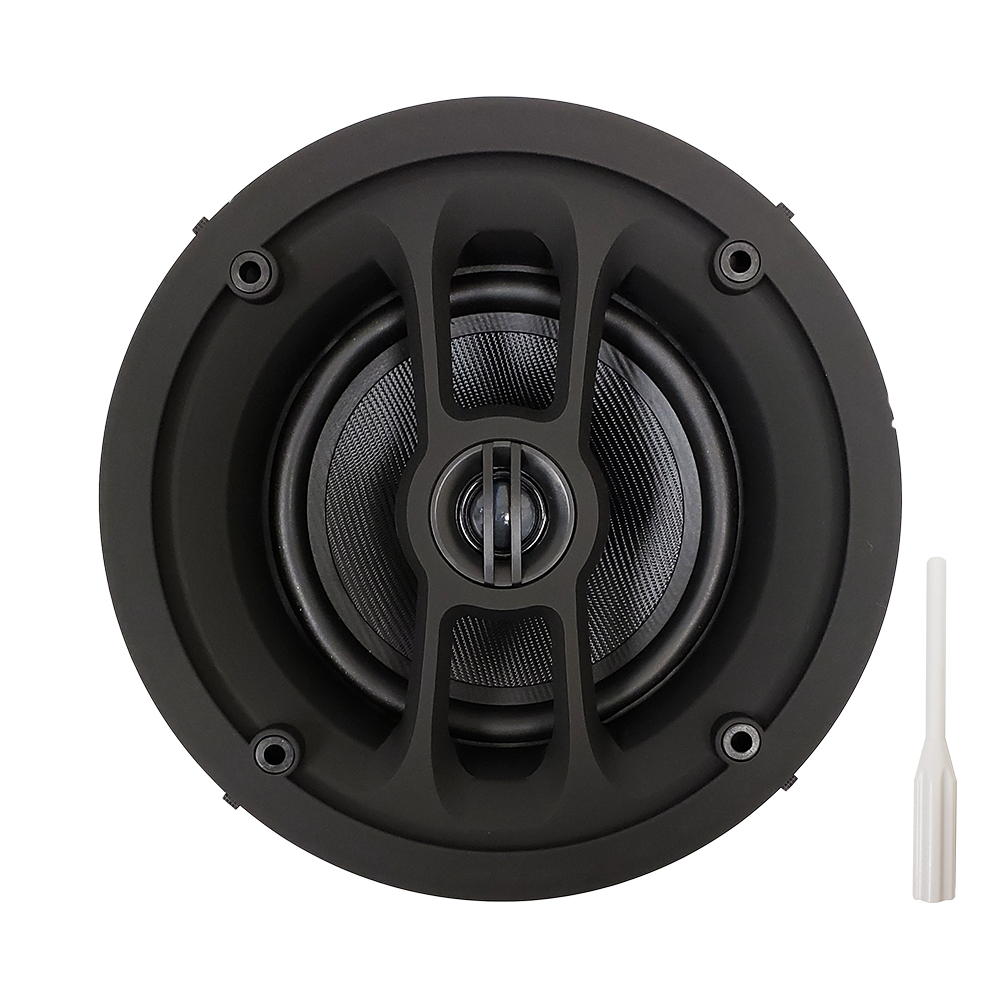 HF-C6FLF: 6.5" 2-Way Frameless Ceiling Speaker, 120W Max (Pair)